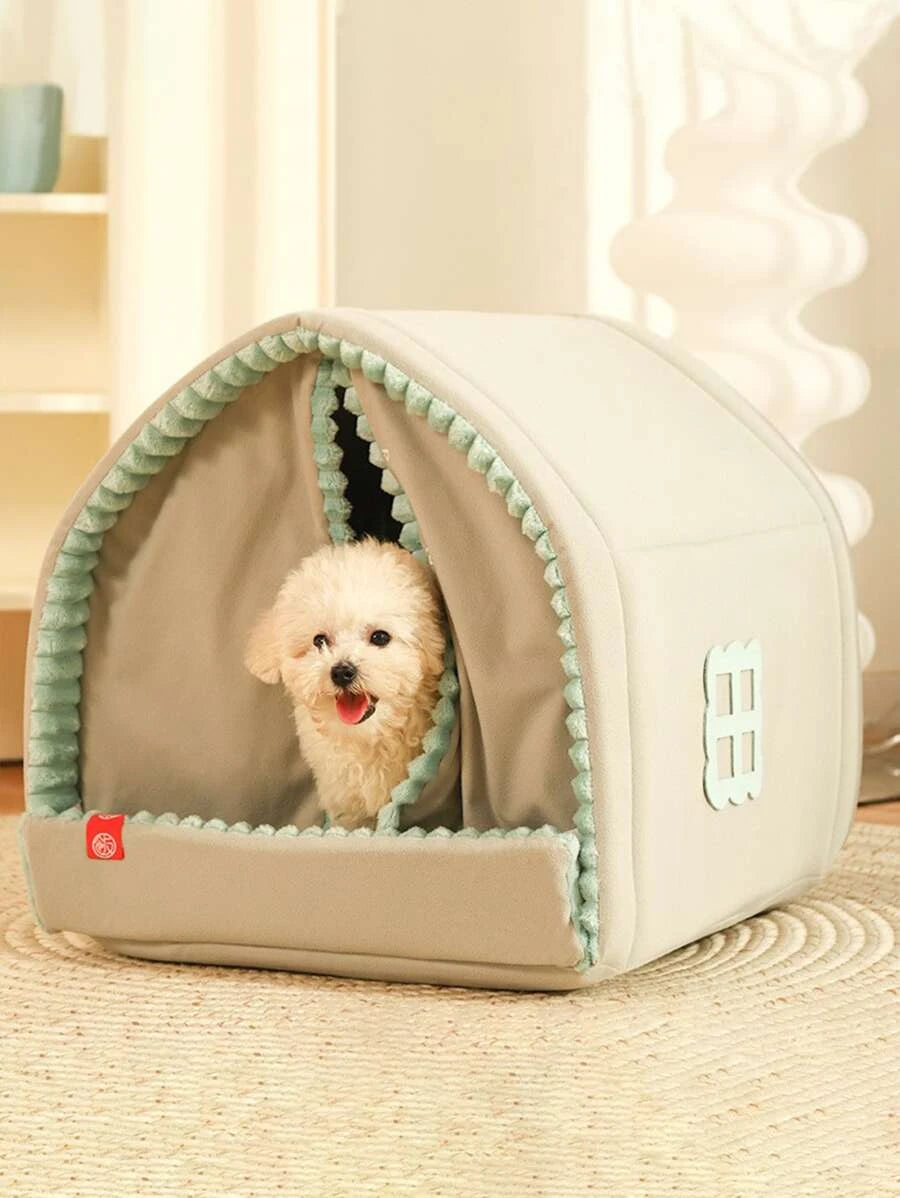 Hundebett im Hausdesign